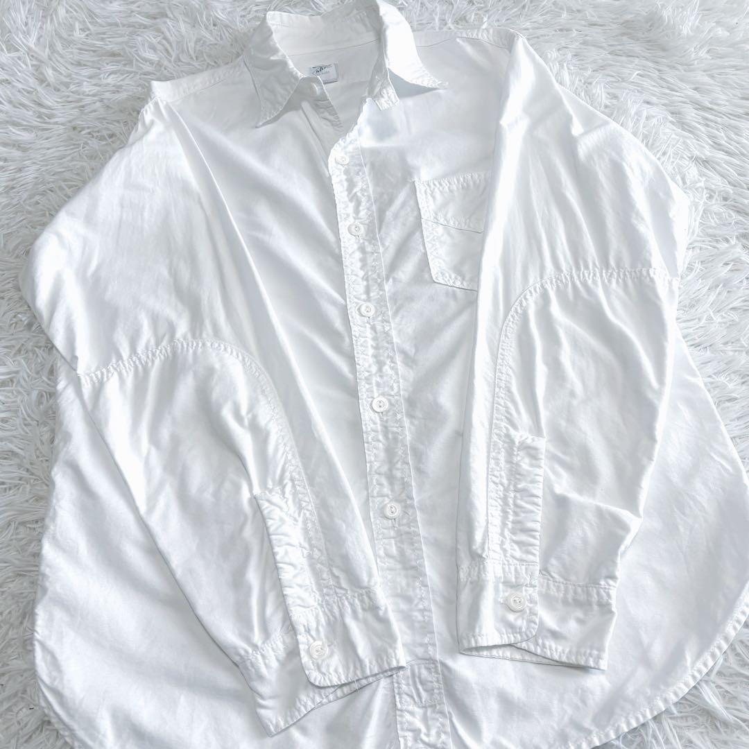 美品 ポストオーバーオールズ 長袖シャツ USA製 エルボーパッチ L