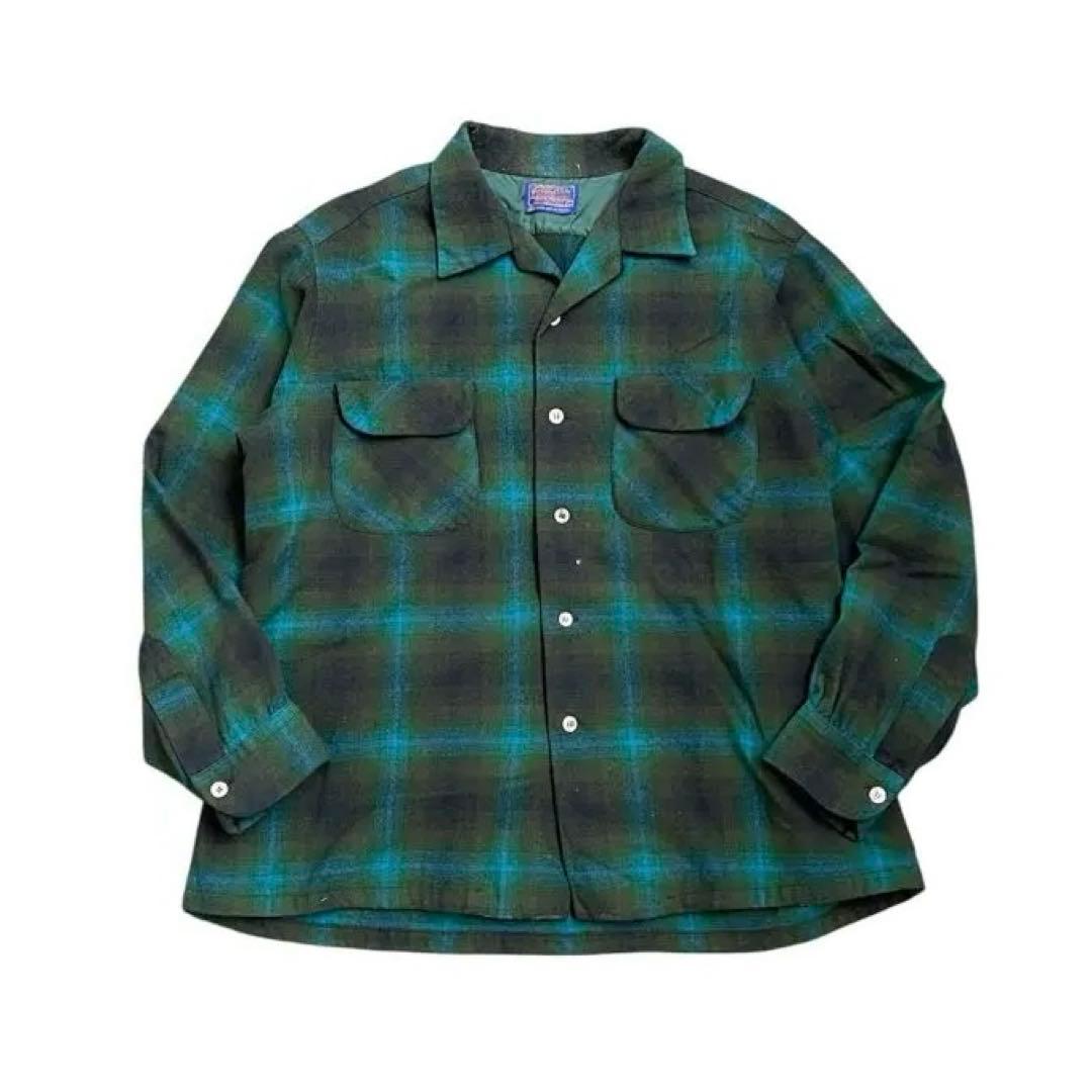 60s PENDLETON オンブレ ボードシャツ