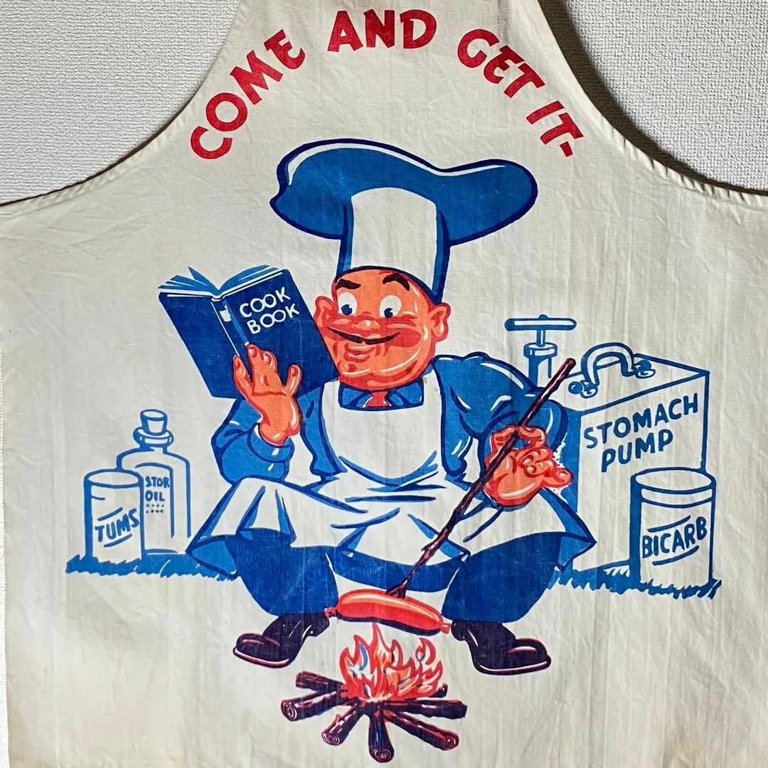 50s vintage エプロン ヴィンテージ ビンテージ 布 アメリカン