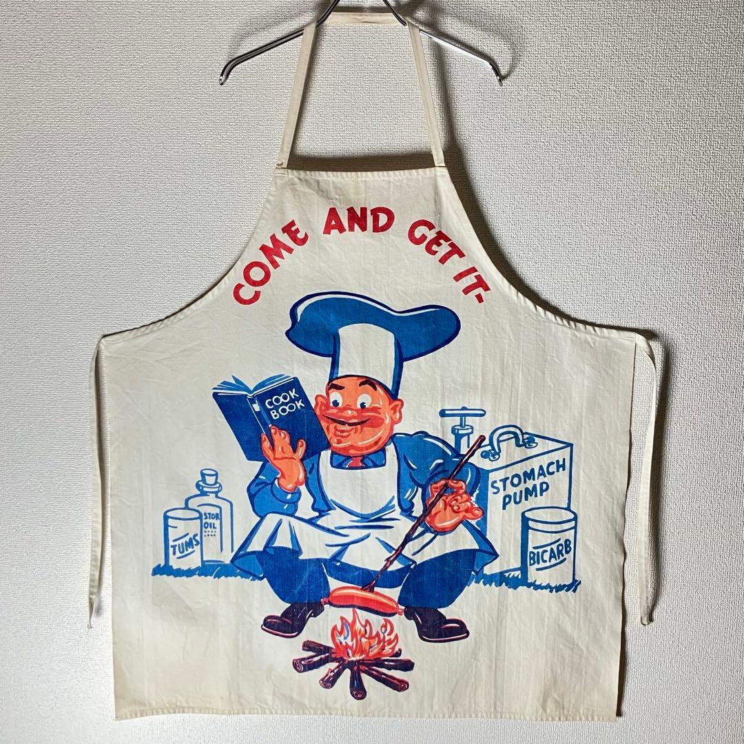50s vintage エプロン ヴィンテージ ビンテージ 布 アメリカン
