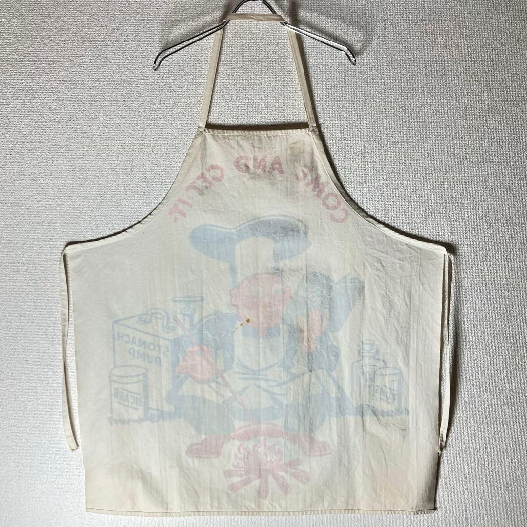 50s vintage エプロン ヴィンテージ ビンテージ 布 アメリカン