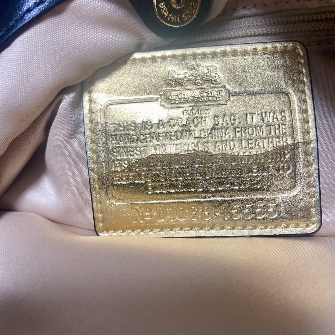 COACHコーチ トートバッグ　ナイロン　レオパード　ワンショルダーバッグ　3層