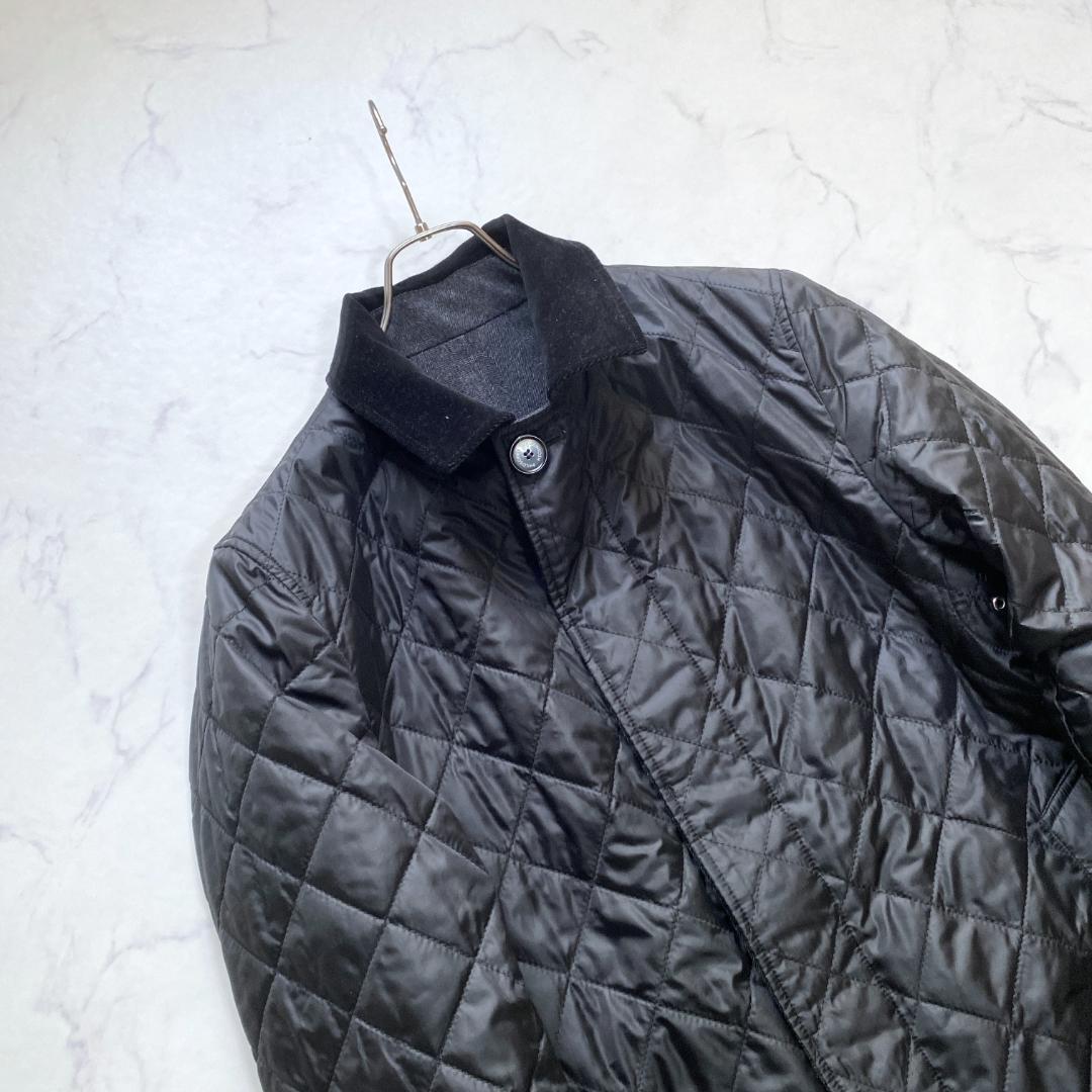 マッキントッシュ ステンカラーコート リバーシブル ウール キルティング 40