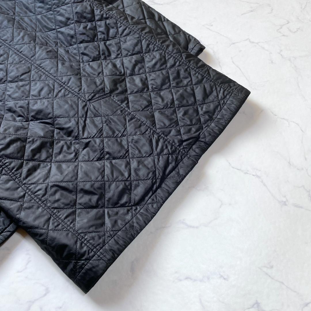 マッキントッシュ ステンカラーコート リバーシブル ウール キルティング 40