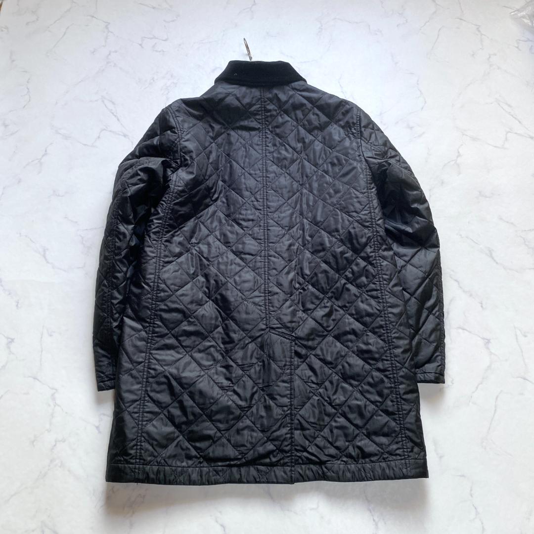 マッキントッシュ ステンカラーコート リバーシブル ウール キルティング 40