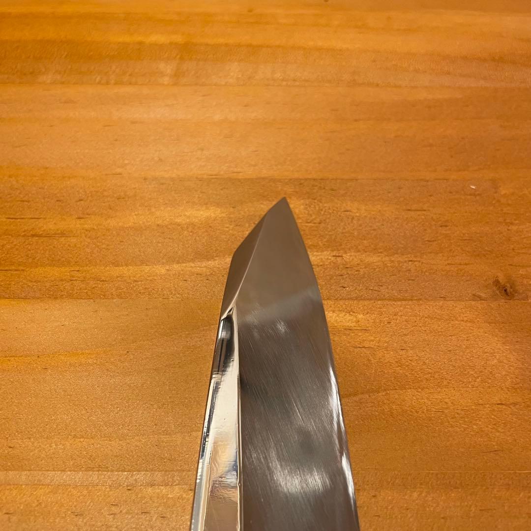 切付型相出刃 相出刃 出刃 6寸 18cm 紫檀柄 バフ仕上げ済み 研ぎ済み