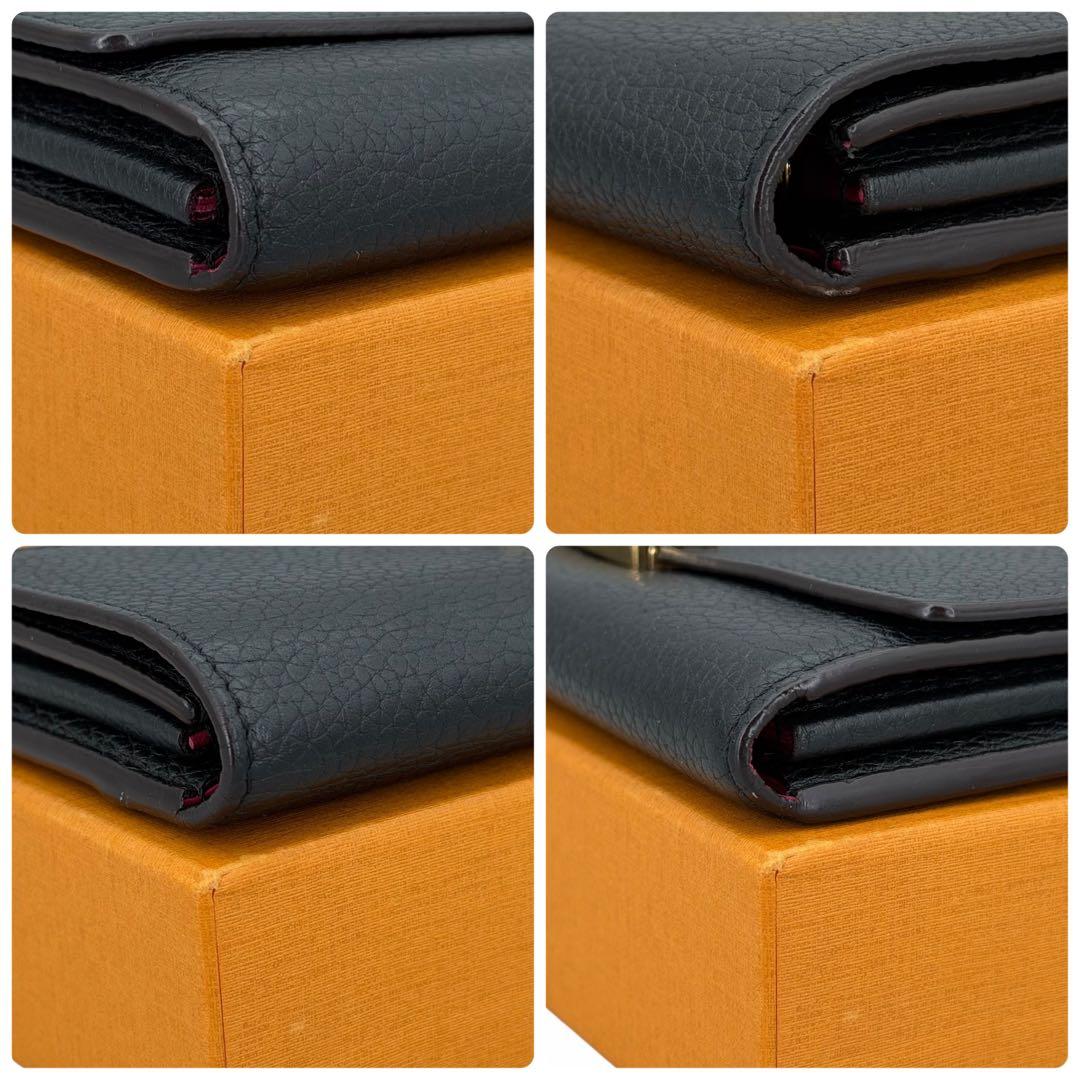 未使用に少し近い　新型　ルイヴィトン　ポルトフォイユ　カプシーヌ　財布　長財布