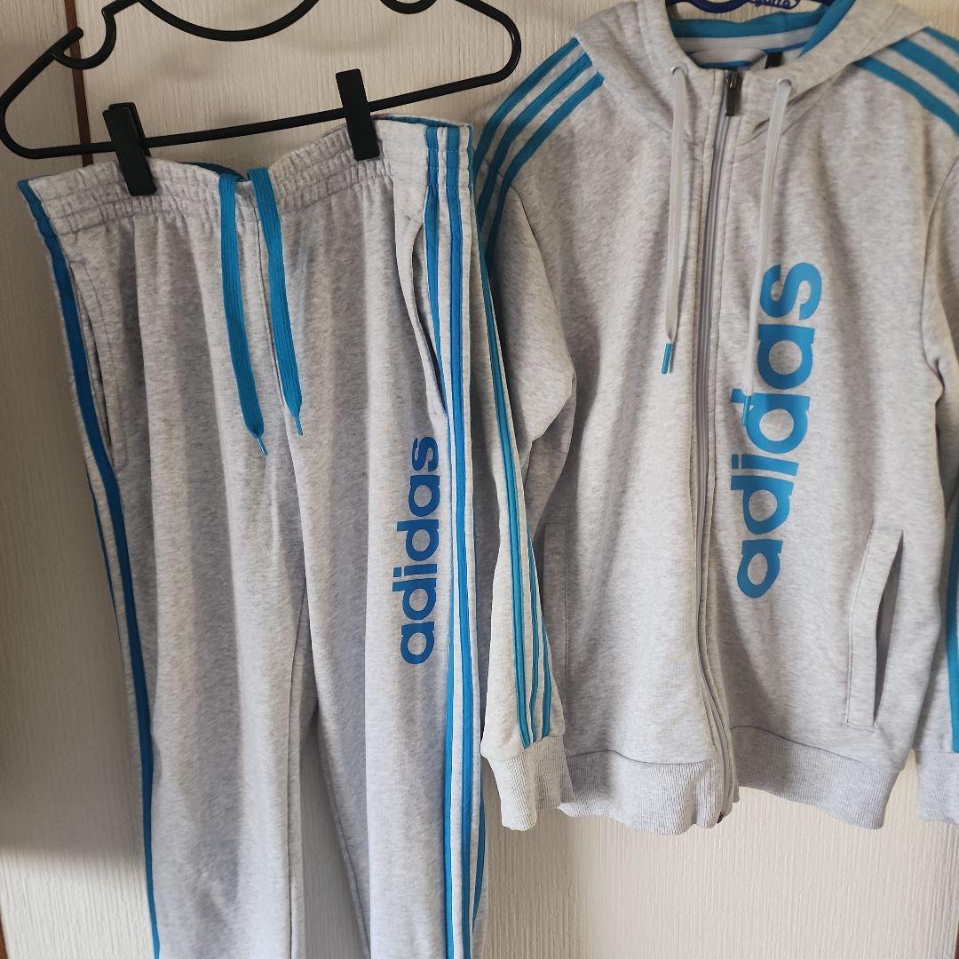 アディダス スウェットパーカー ジャージ 上下セット