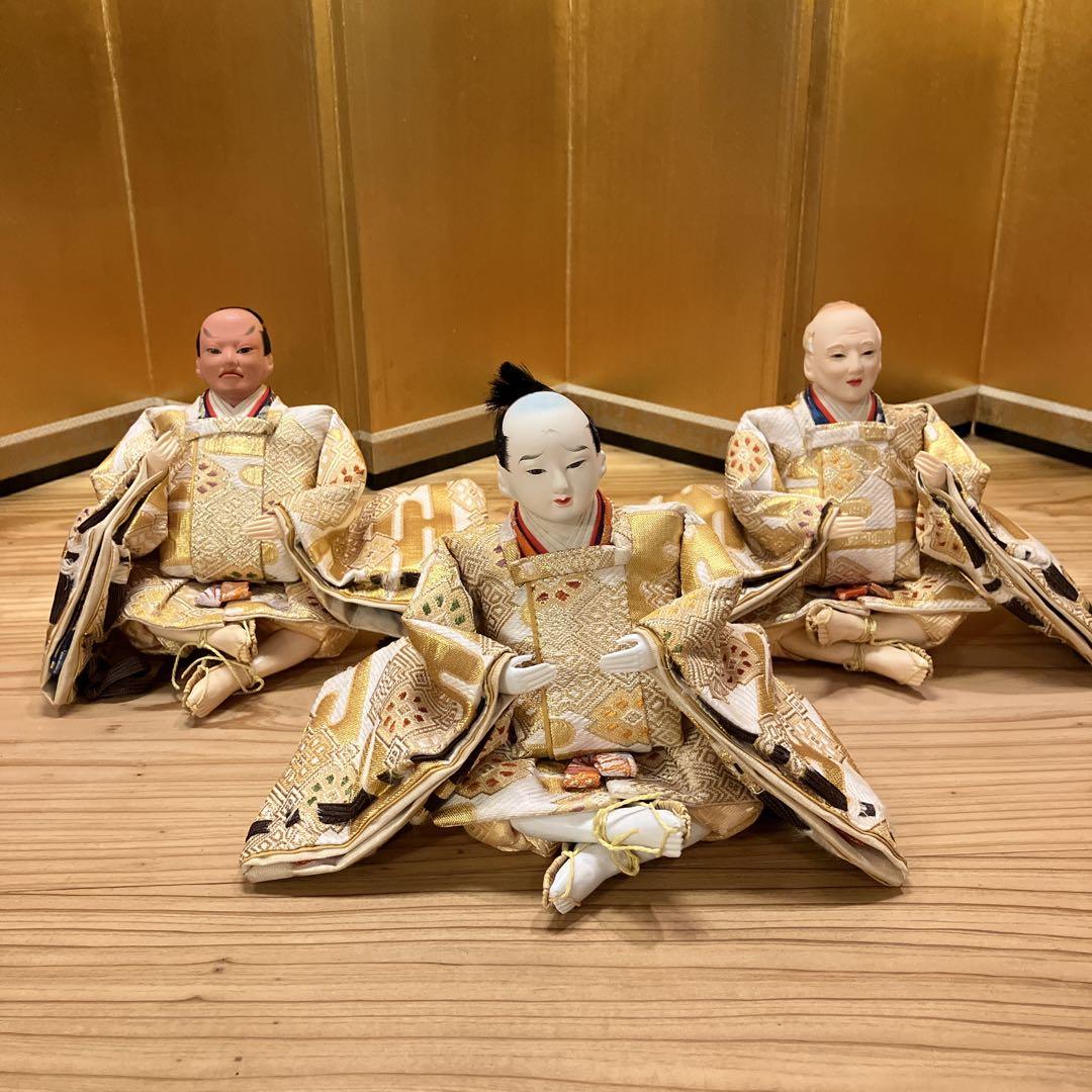 ①高級ひな人形 木製黒塗りひな壇 豪華七段飾り セット【①②③同時購入限定】