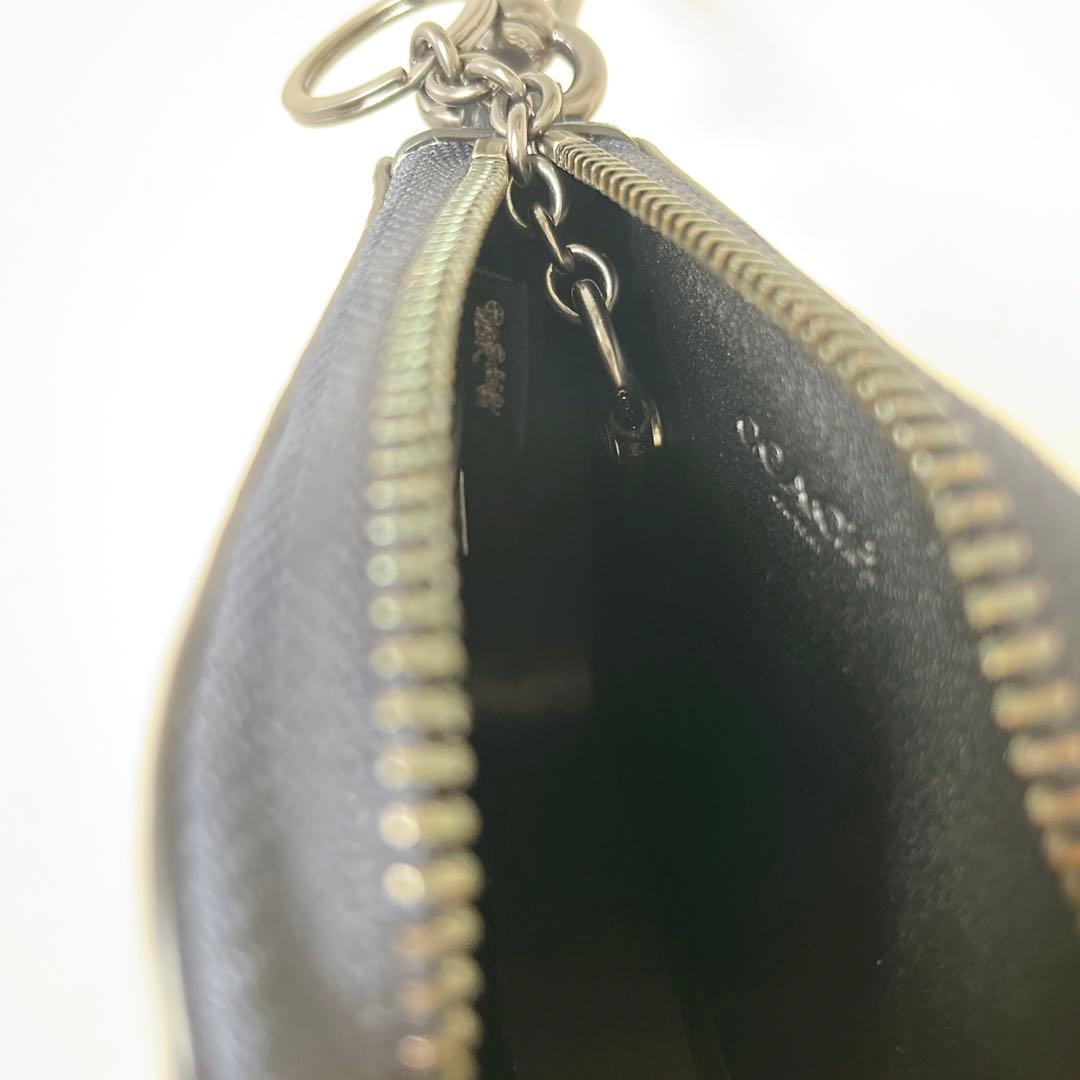 新品☆【コーチ】キーリング付き カードケース　ケース シグネチャー