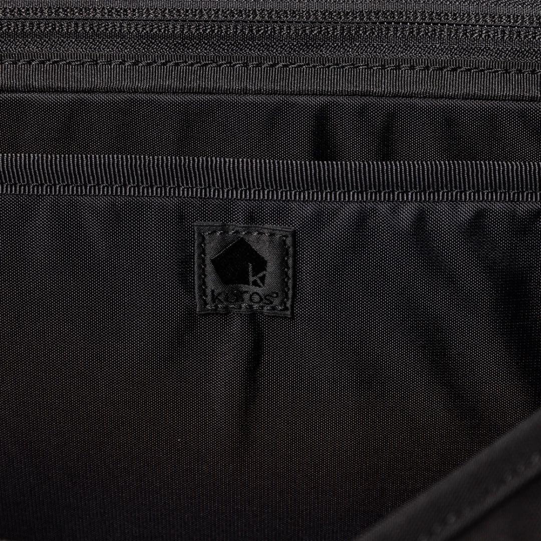 軽量コーデュラナイロン メッセンジャーバッグ 日本製 ブラック kuros'