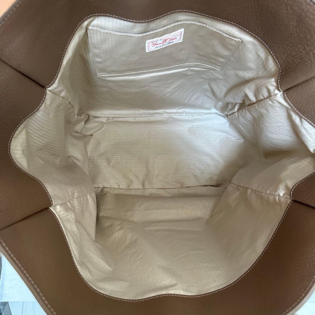 IENA ヤングアンドオルセン EMBOSSED LEATHER TOTE L