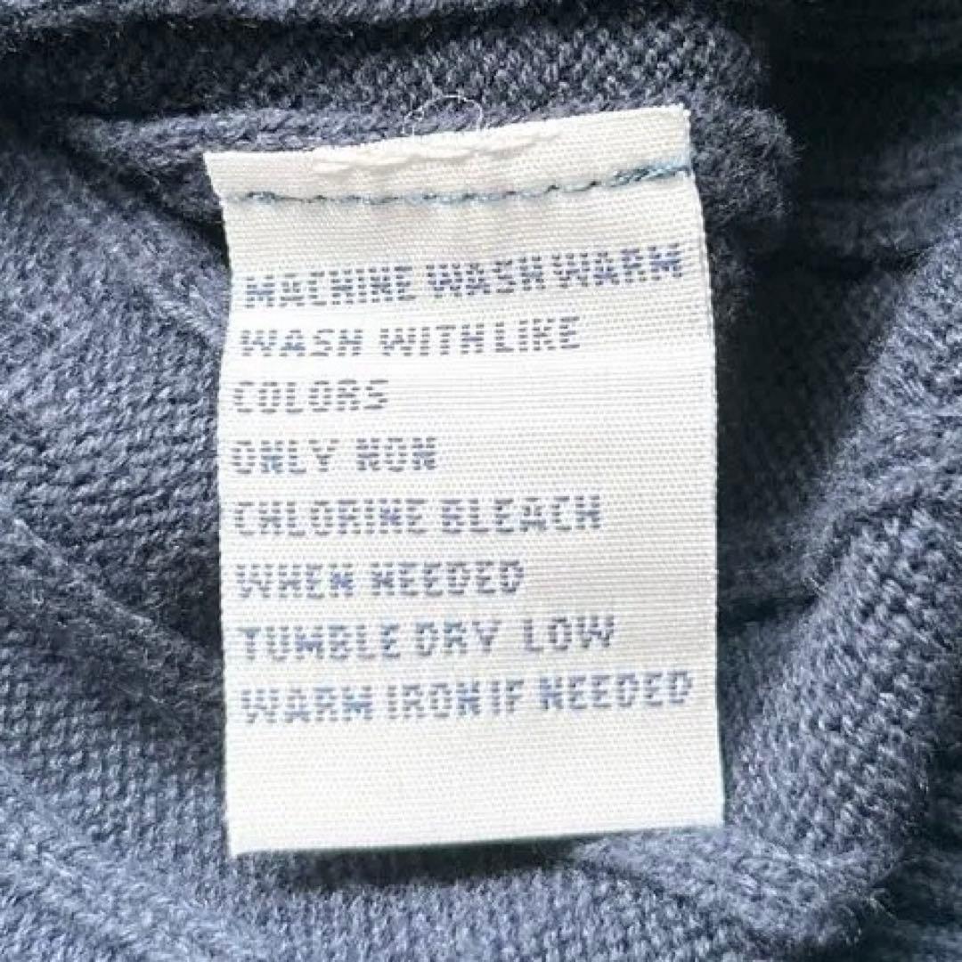 専用　　美品✨Polo Ralph LaurenケーブルニットMコットンネイビー