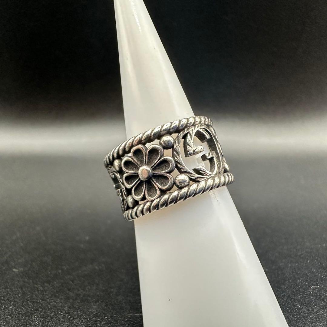 極美品✨　GUCCI　リング　指輪　マーモント　ロゴ　刻印　1472