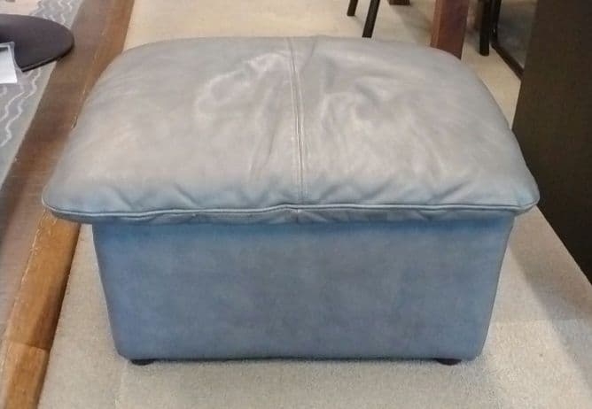 レザー 本革 オットマン・スツール 国産家具 昭和・平成レトロ