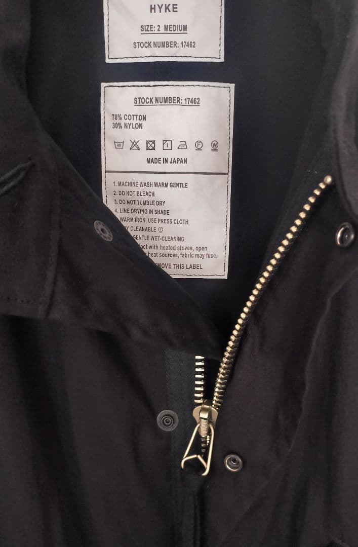 ジャケット・アウター HYKE N/C TYPE M-65 FIELD JACKET