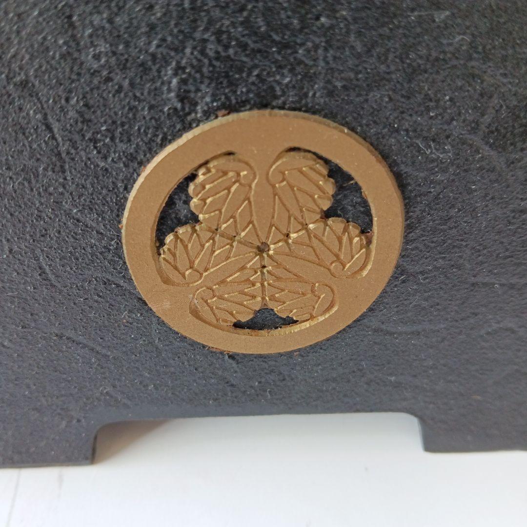 ミニチュア城　 鋳鉄製 黒色三重塔