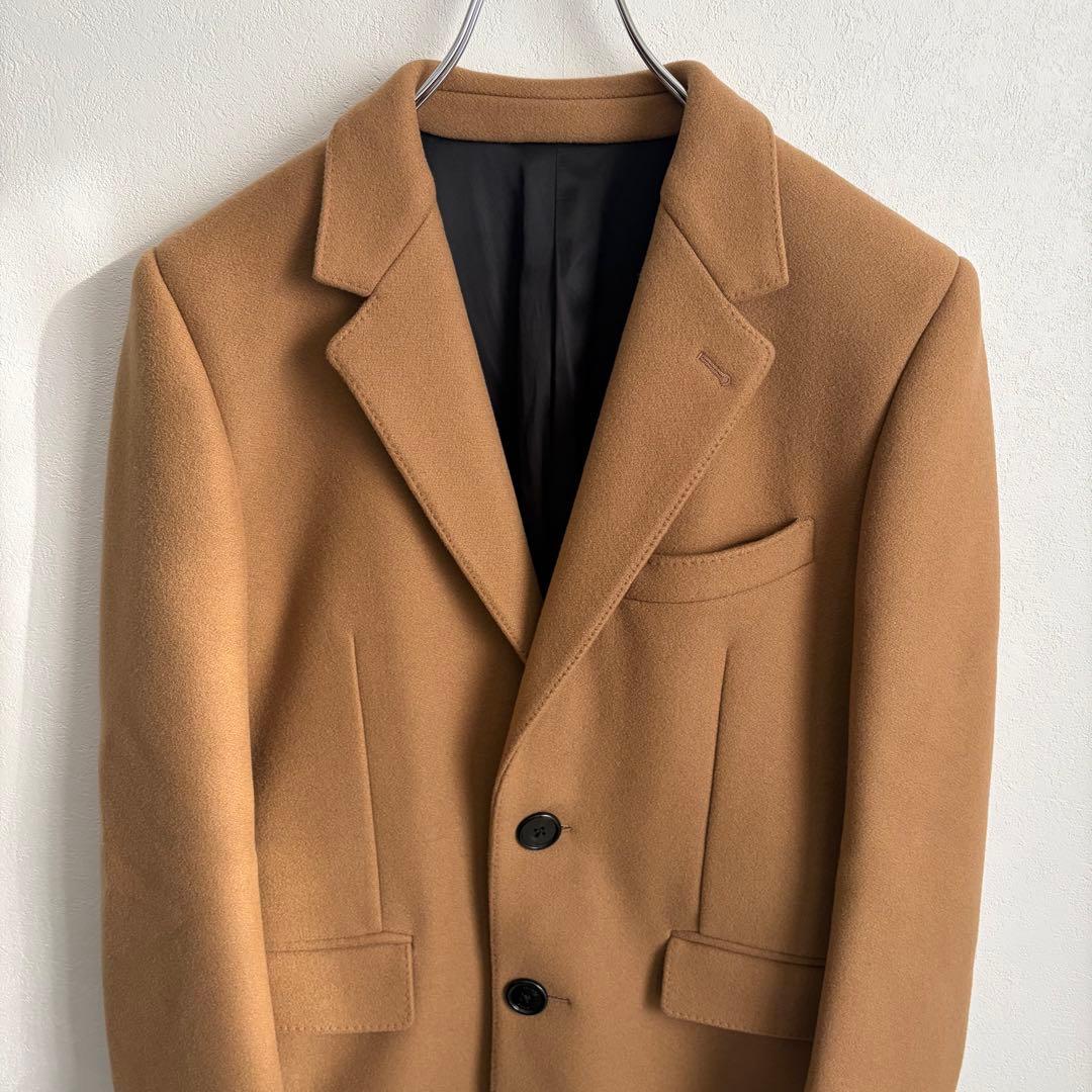 【未使用級✨】セリーヌ　チェスターコート　エディ　ウールカシミヤ 44 キャメル