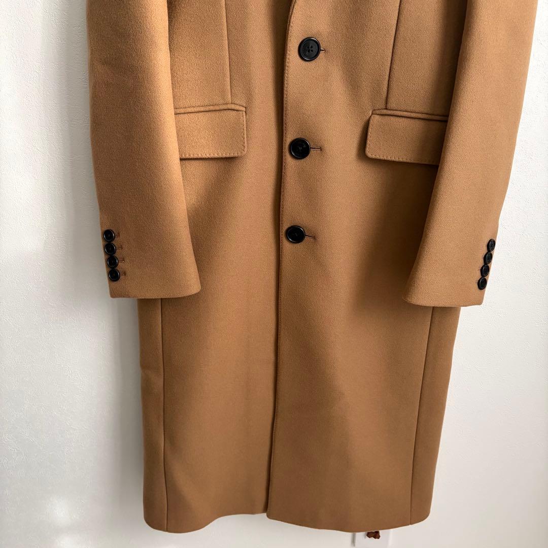 【未使用級✨】セリーヌ　チェスターコート　エディ　ウールカシミヤ 44 キャメル