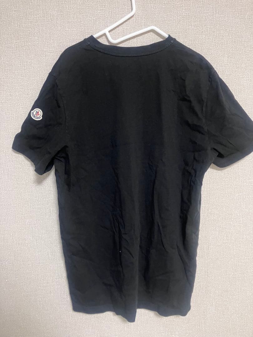 MONCLER モンクレール 美品 黒 ジグザグ模様 Tシャツ