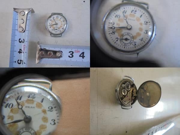 AKa6837　ＳＷＩＳＳ１５ＪＥＷＥＬＳ３ＡＤＪ　ＤＥＡＲ　古い腕時計ジャンク