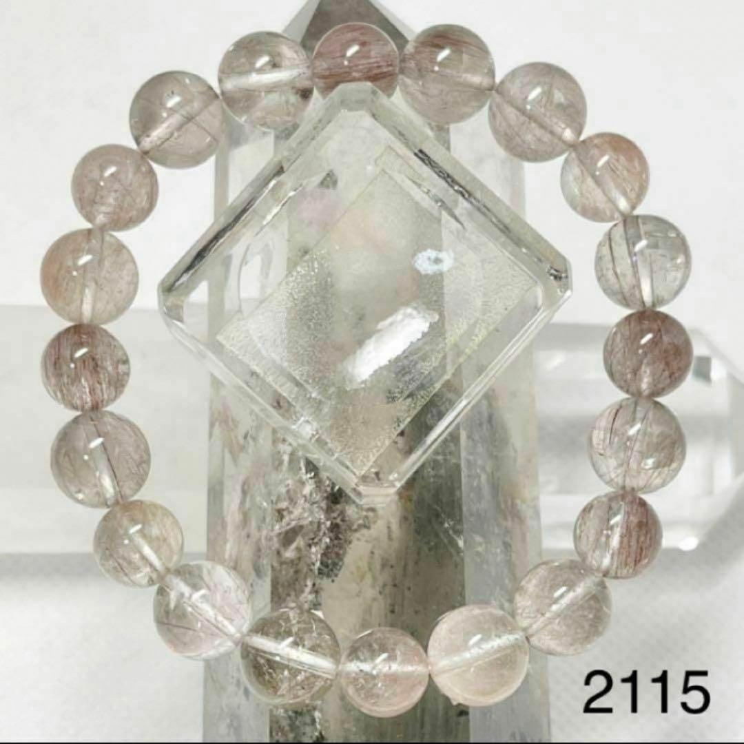 レッドルチル　パワーストーンブレスレット　内径約15.5cm