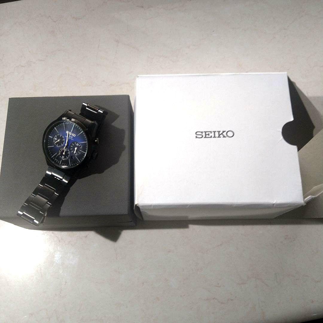 SEIKOセイコーソーラー腕時計　男性用