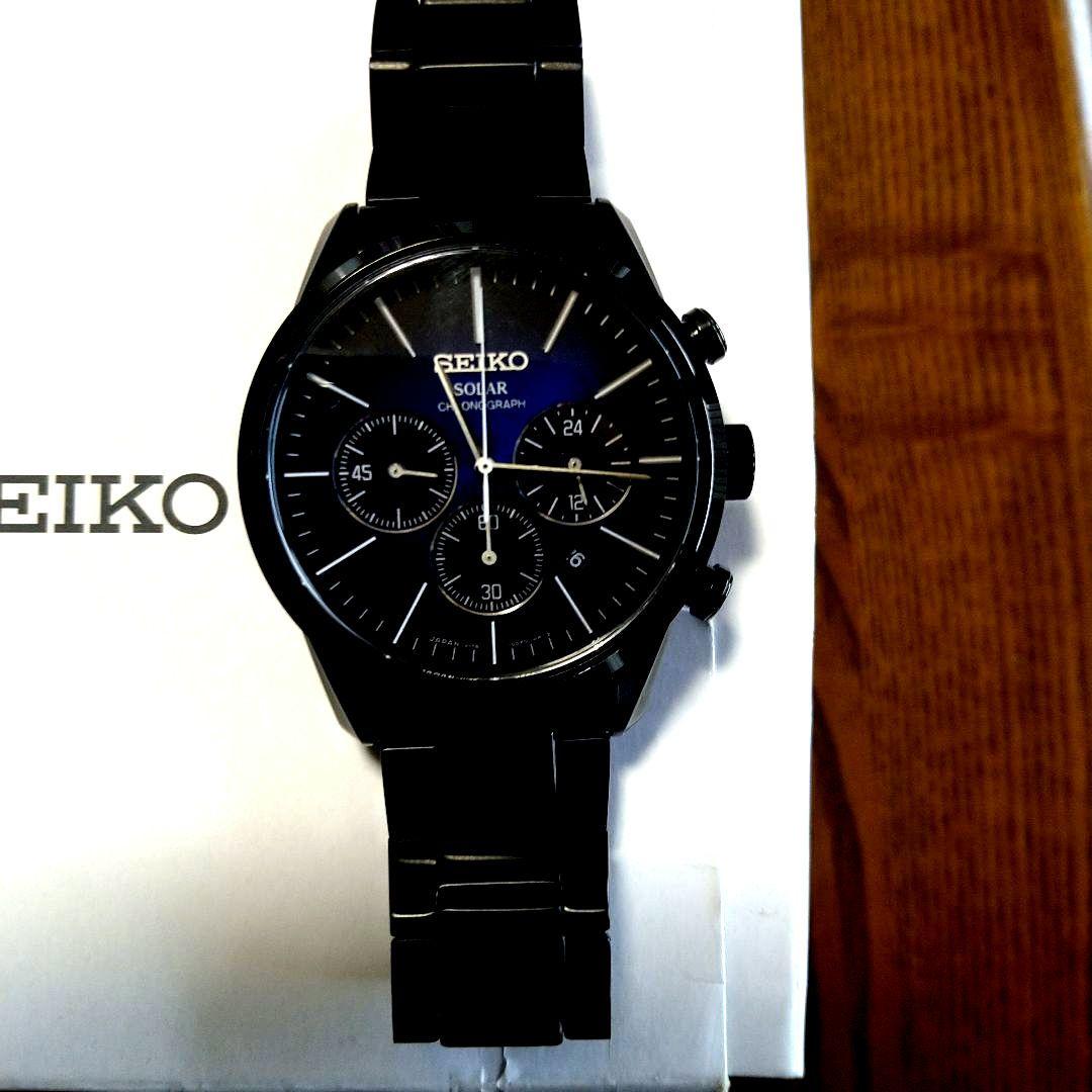 SEIKOセイコーソーラー腕時計　男性用