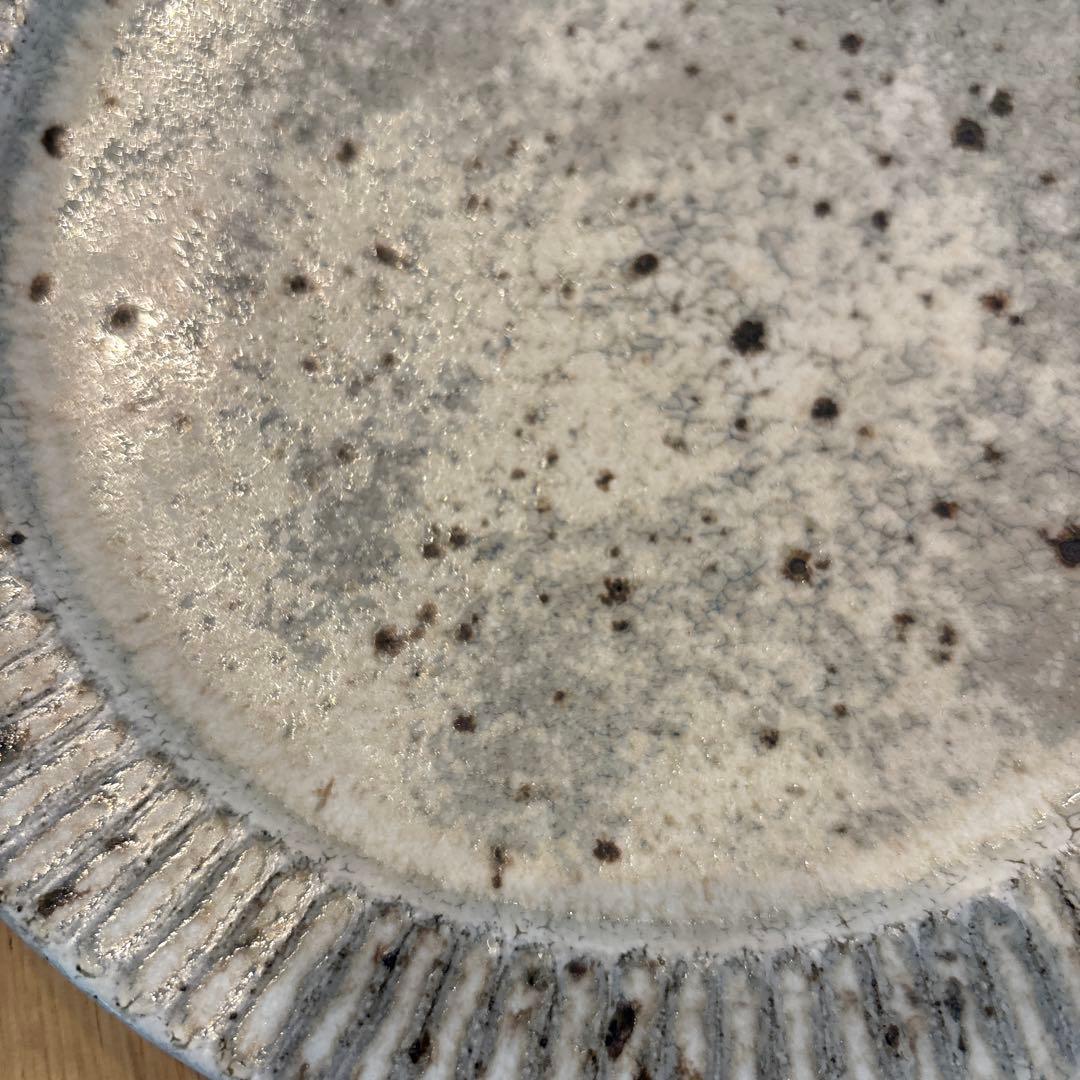 余宮隆 さん　しのぎ　プレート　7寸　2枚セット