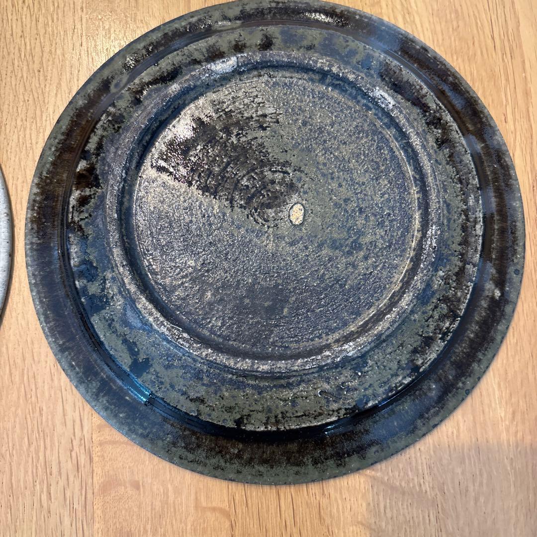 余宮隆 さん　しのぎ　プレート　7寸　2枚セット