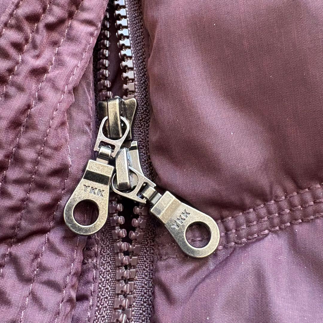 極美品 ルイルエブティック ダウンコート L 紫 ロング