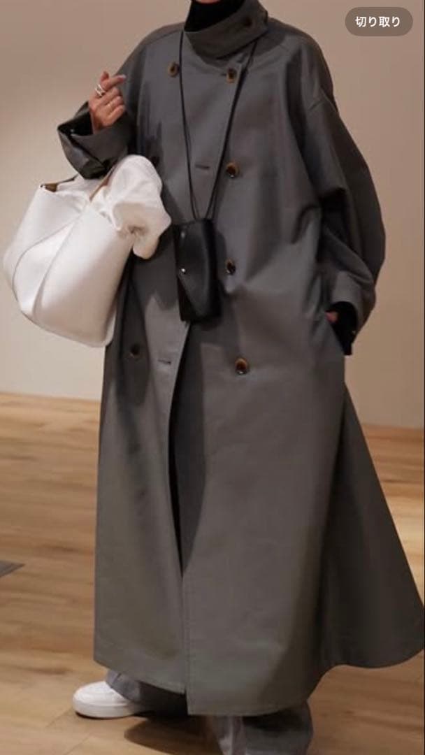 ハル　今週限定値下げ　etretokyo スタンドカラーロングコート