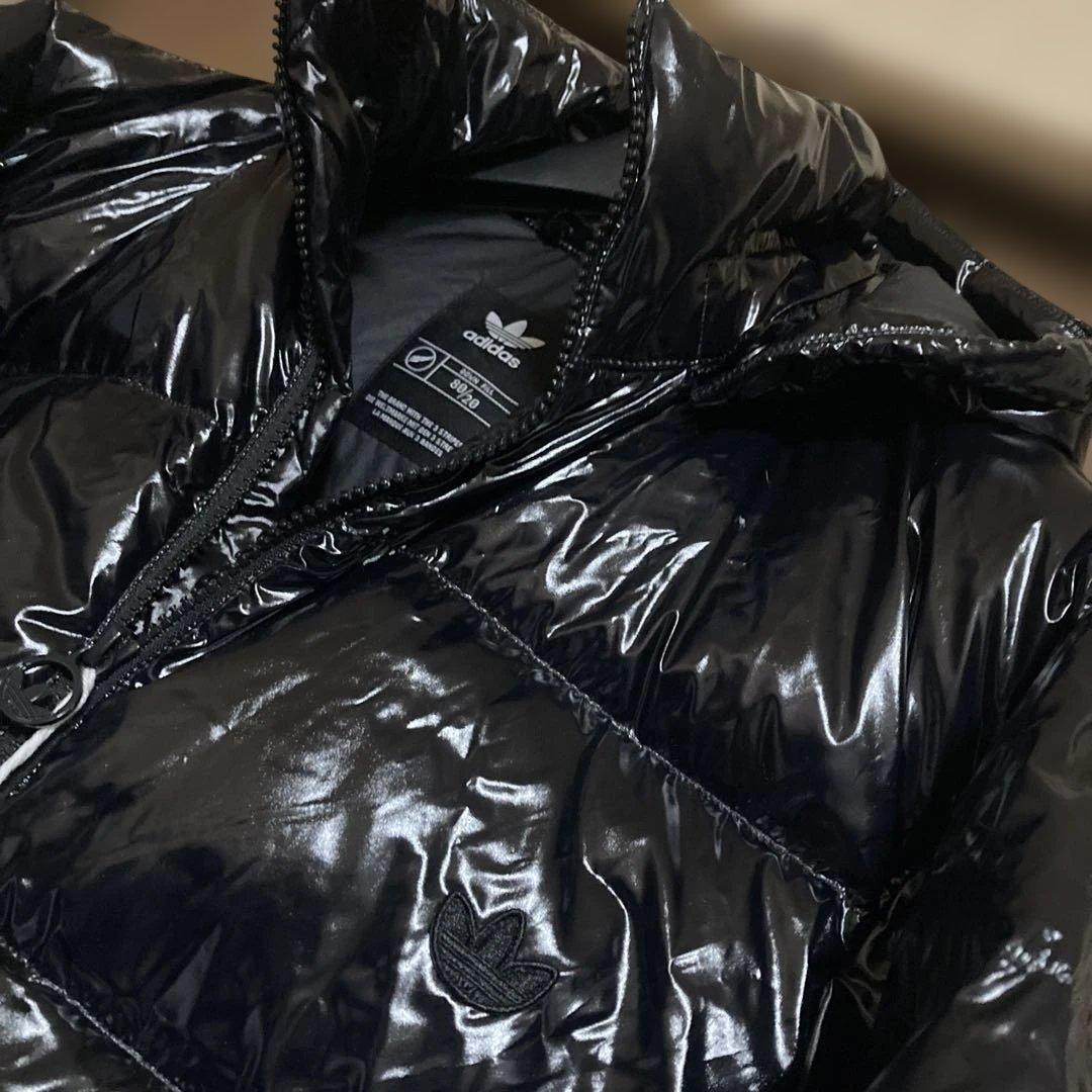 ひ*の様 超キラピカ光沢系アディダウンパーカー JKT ¥17999→現
