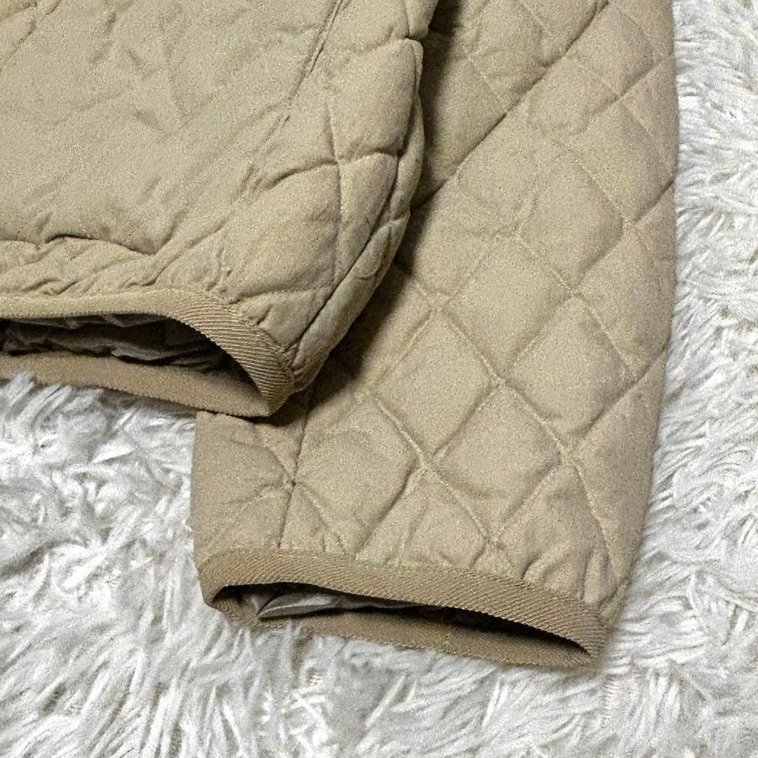 未使用タグ付き　TATRAS ノーカラーキルティング　ダウンジャケット　ベージュ