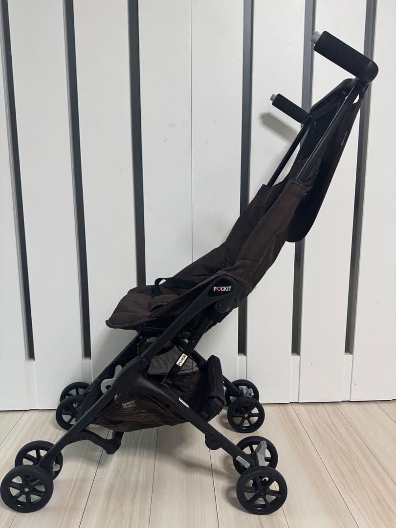 MARU21 様用 Pockit 折りたたみ式ベビーカー ブラウン