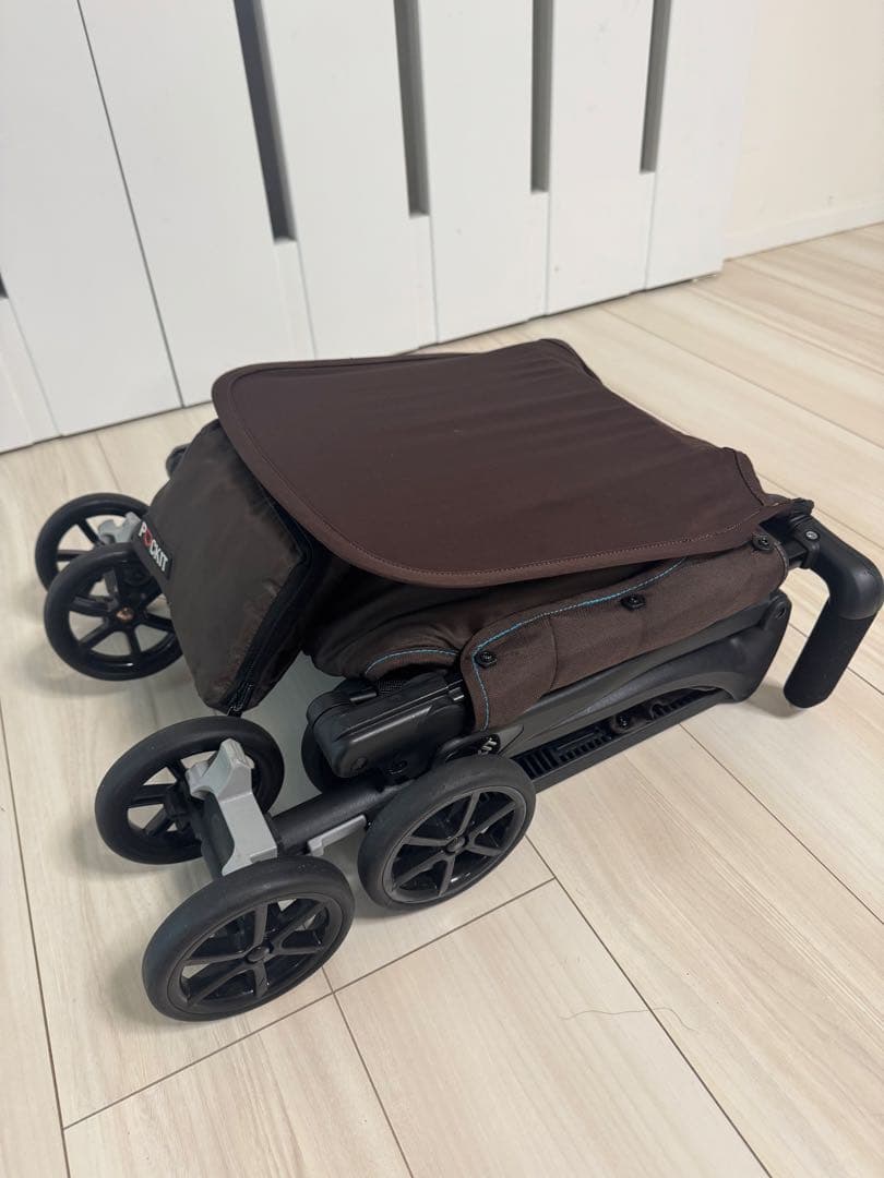 MARU21 様用 Pockit 折りたたみ式ベビーカー ブラウン