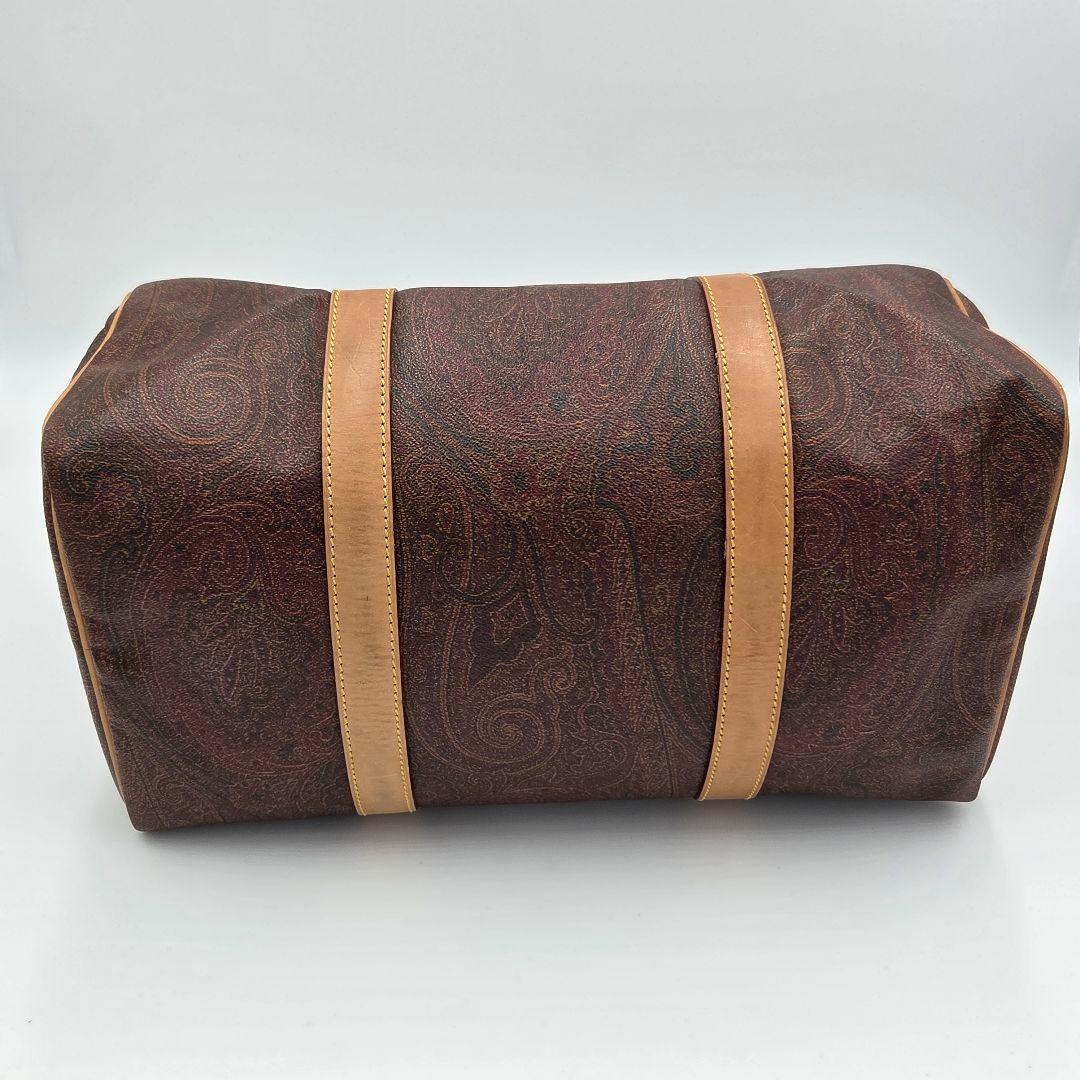 【超美品】ETRO ペイズリー柄 レザーボストンバッグ　希少