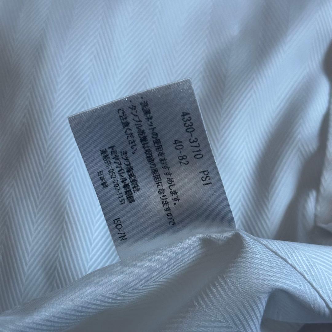 【定価16,500円】ヘリンボーン織 GIZA88 ピンホールシャツ（7540）