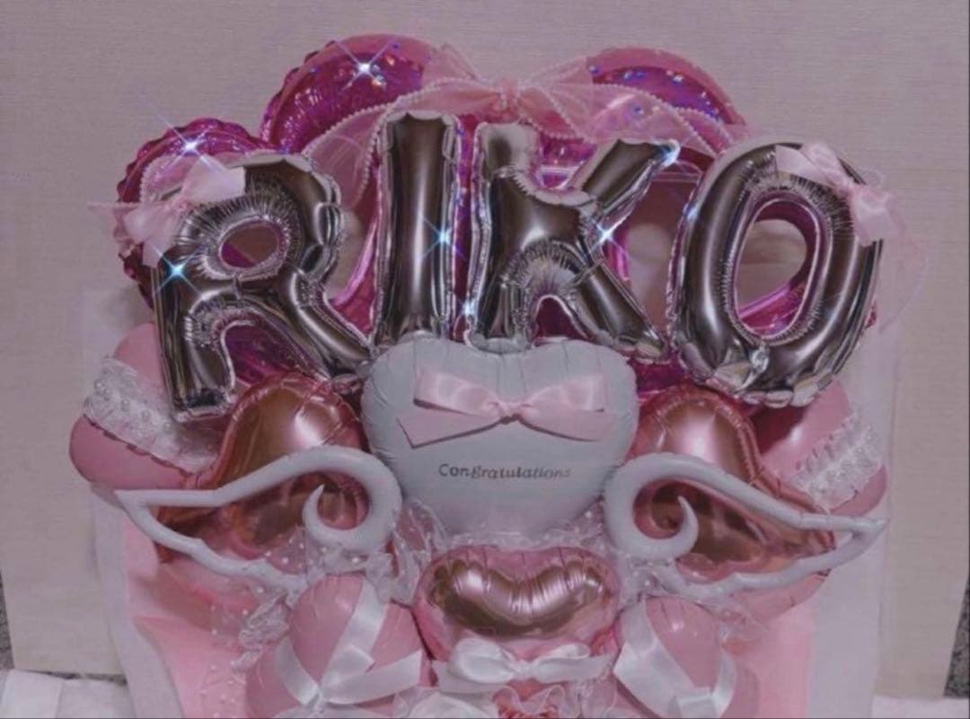 まい　バルーンブーケ　卒業ブーケ　卒業式