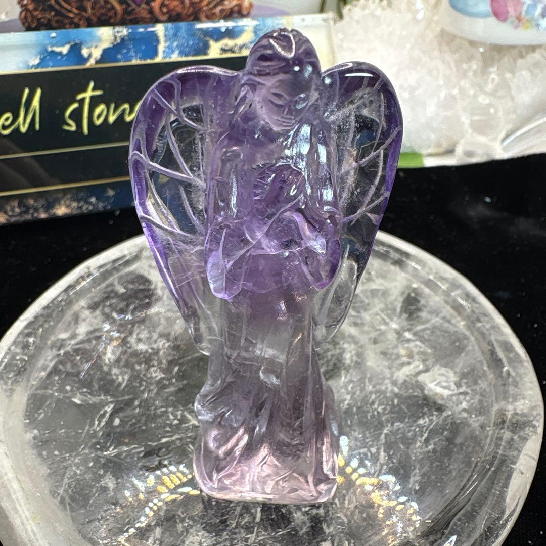 高品質 アメジスト天使♡♡No.2610