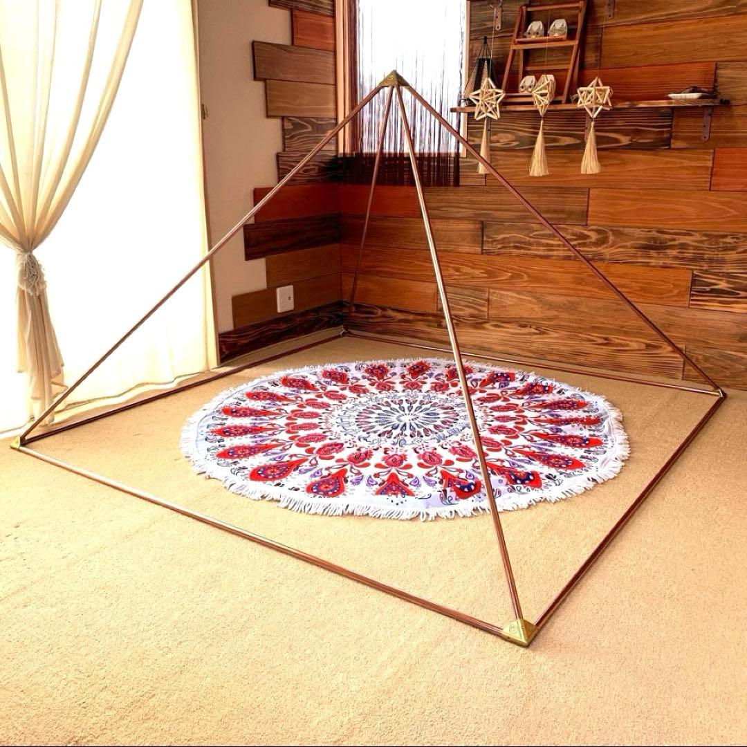 ピラミッド瞑想 黄金比 瞑想 ピラミッド ヒーリング 癒し ギザ 銅管 銅