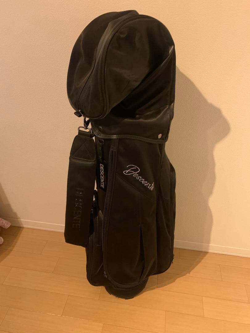 クリスタルコレクションキャディバッグDescente ブラック