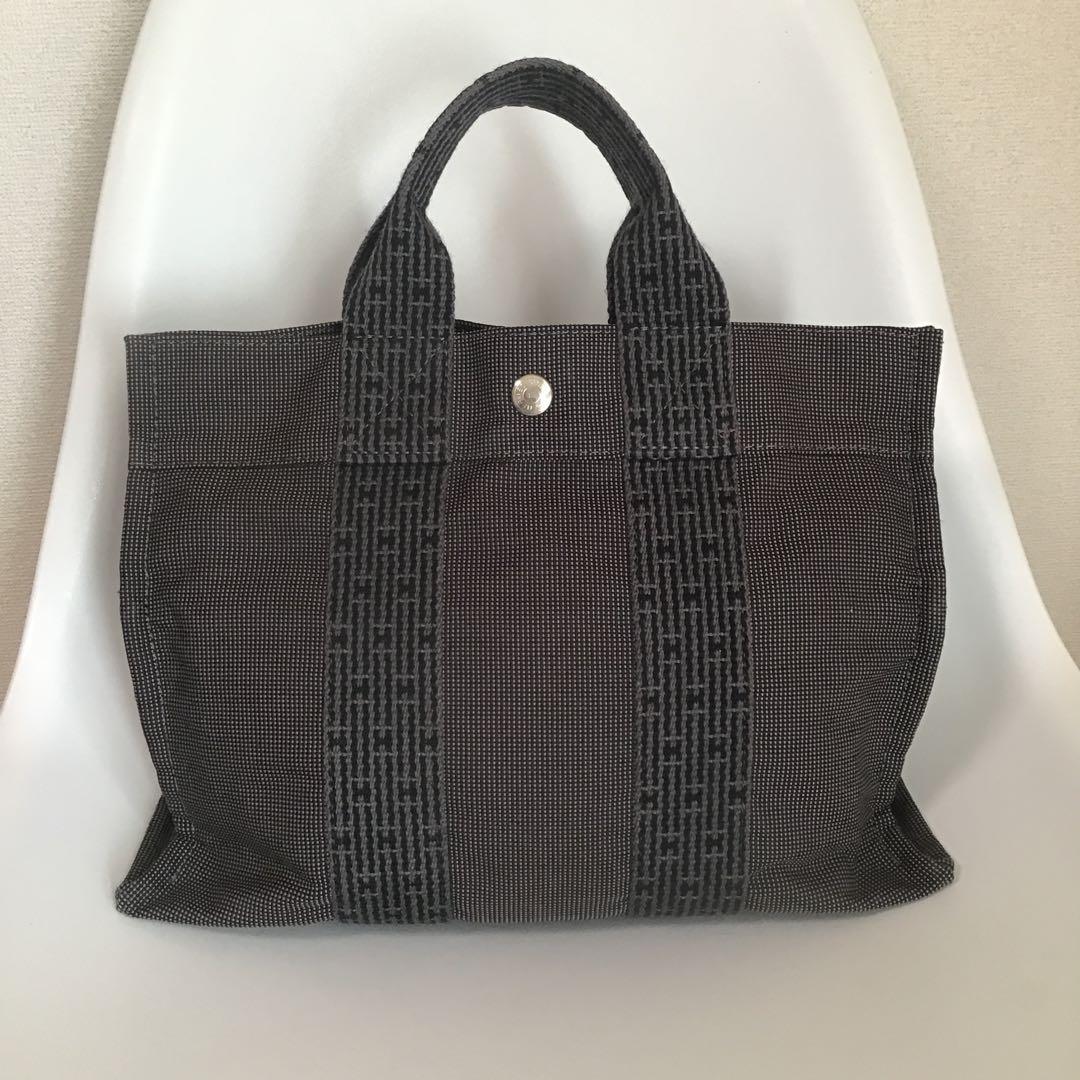 HERMESエルメス　エールライントートバッグPM カデナ付き