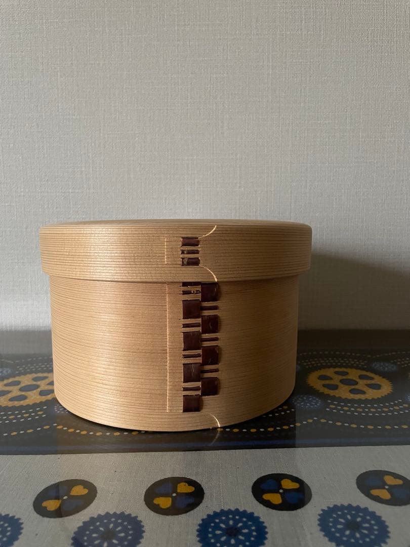 栗久　おひつ3合　白木　秋田大館曲げわっぱ