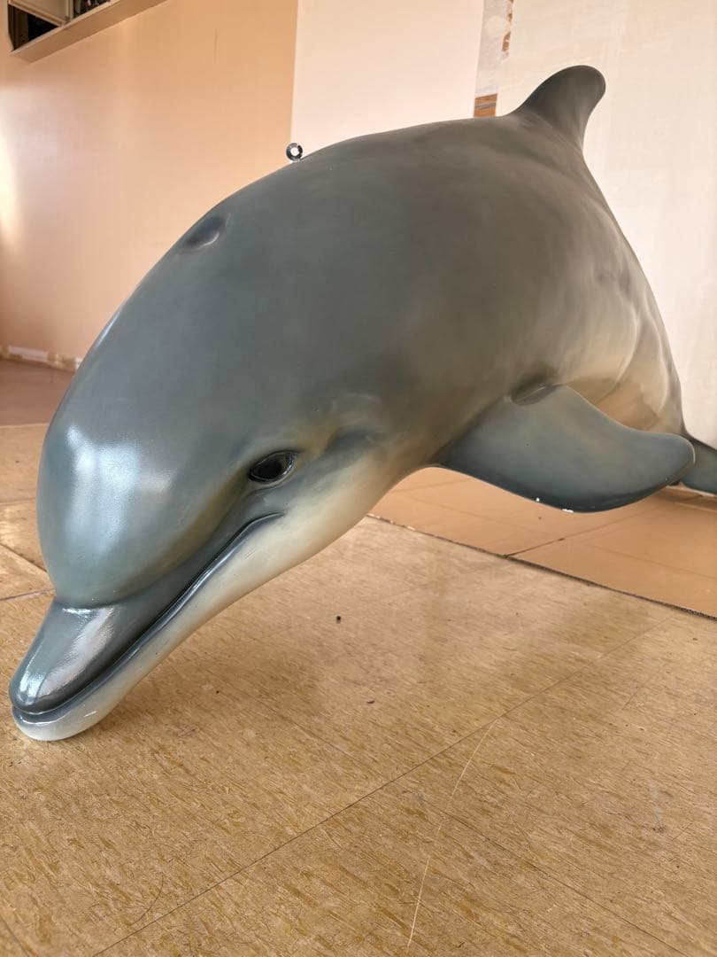 イルカ　FRP オブジェ