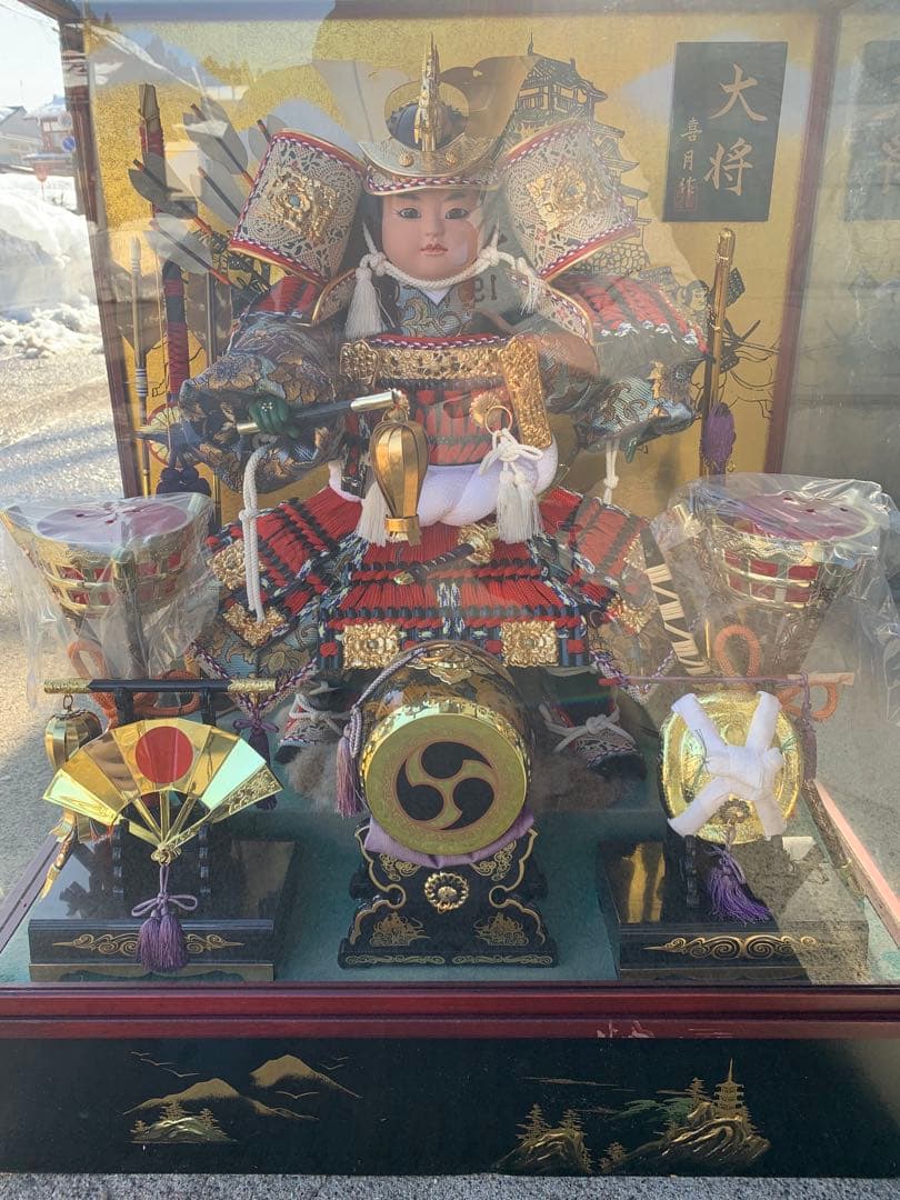 【送料無料】五月人形　こども大将　端午の節句　鎧　兜
