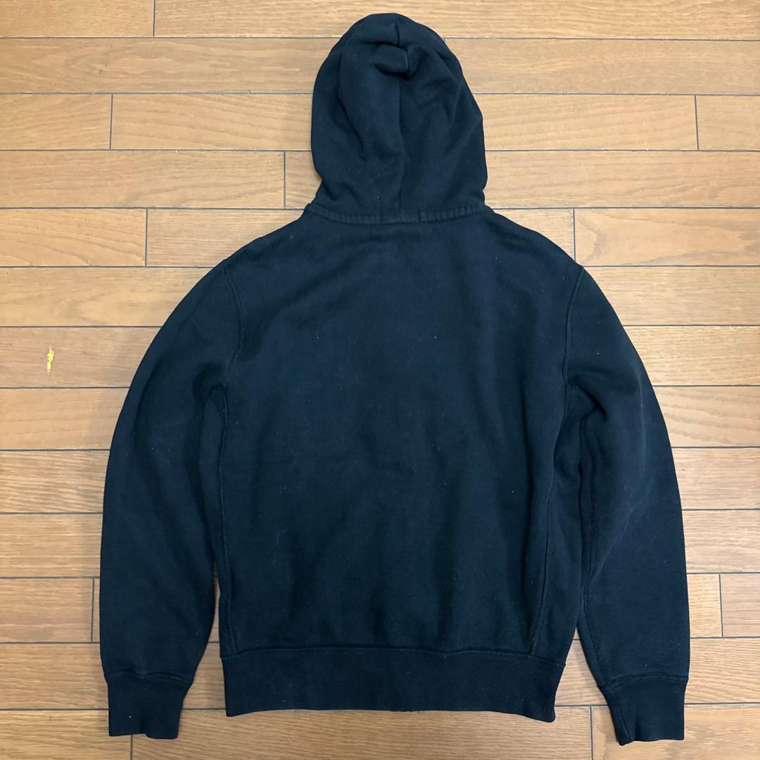 POLO RALPH LAUREN ジップパーカー ブラック 裏ワッフル 裏起毛