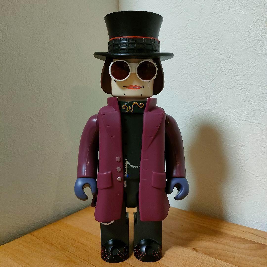 レア　チャーリーとチョコレート工場　ウィリーウォンカキューブリック400%　希少