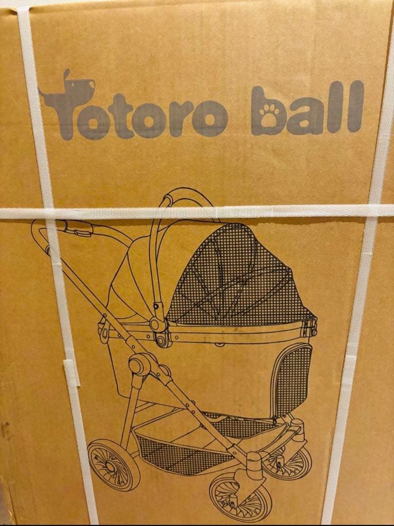 ペットカート 犬 バギー 4輪 小型犬 中型 ワンタッチ折り畳み 分離式 カーキ