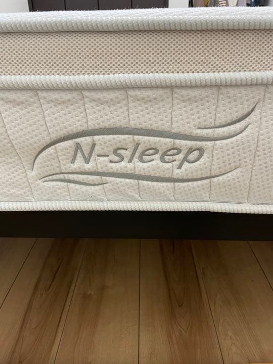 ウォールナットヘッドパネルベッド　ニトリ NSleep マットレスセット